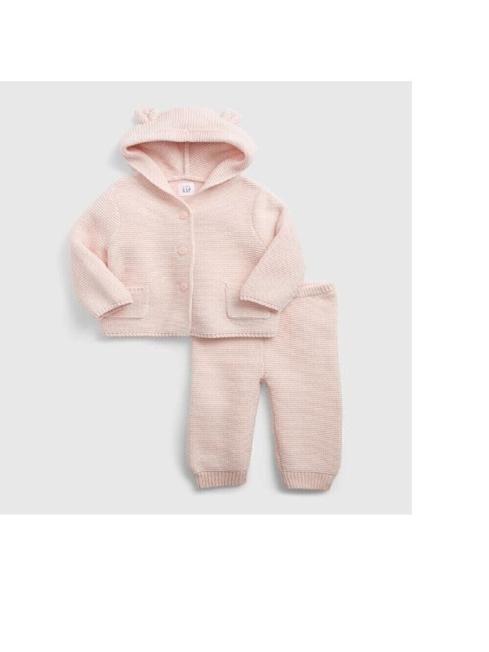 **HOST PICK** ***NWT*** GAP Baby Brannan Bear Sweater Outfit Set Pink 3-6 Months